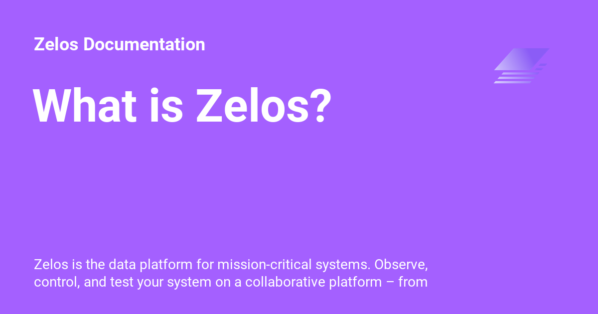 What is Zelos? - Zelos Documentation