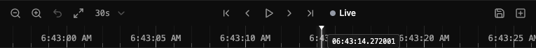 Timeline Collapsed Cursor View
