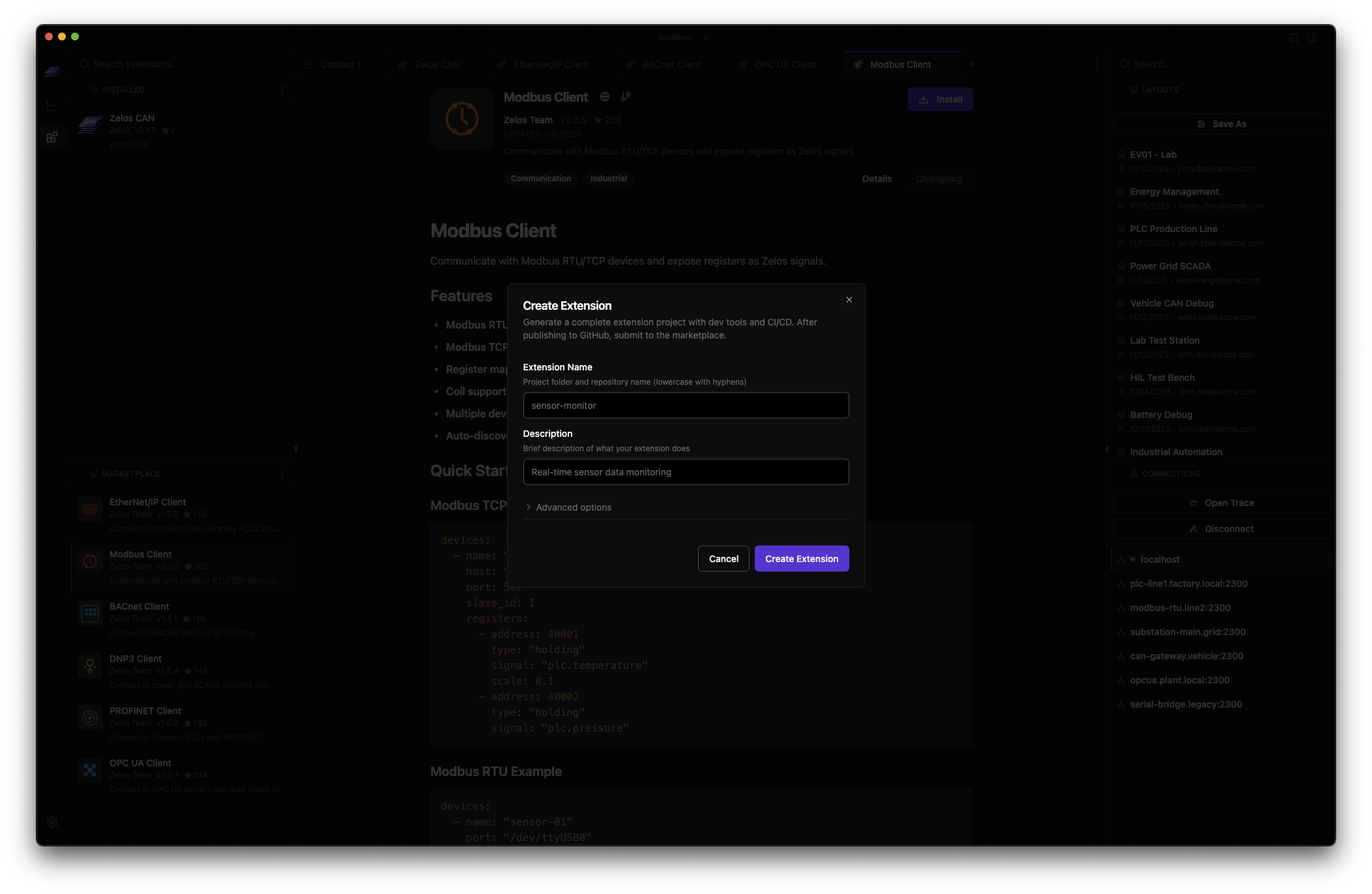 Create Extension