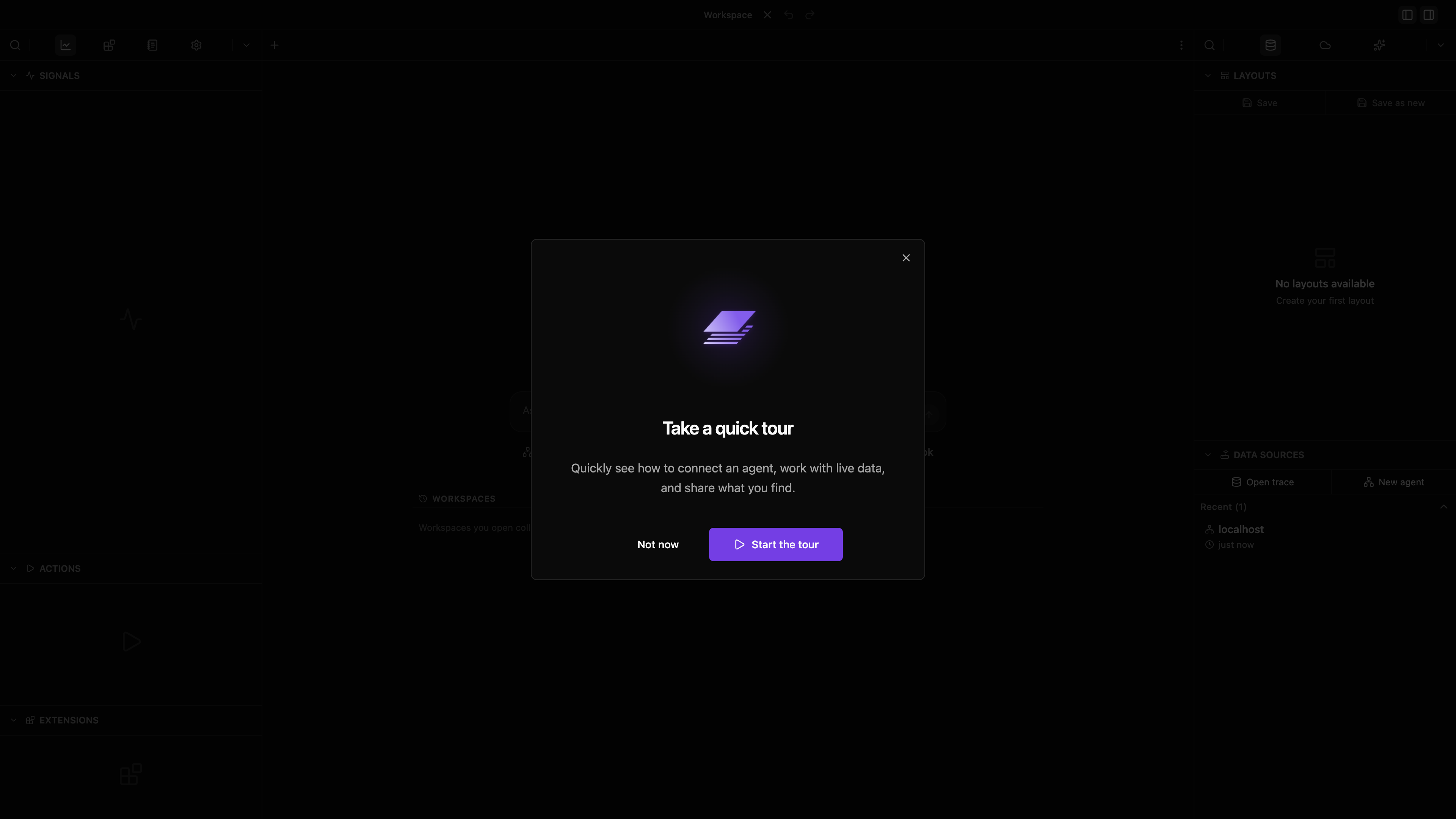 The offer, on a new install after signing in.