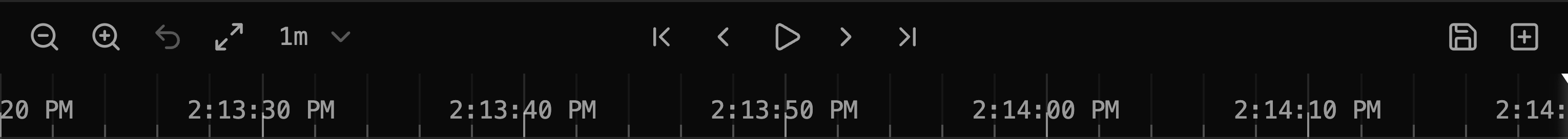 Timeline Trace Controls