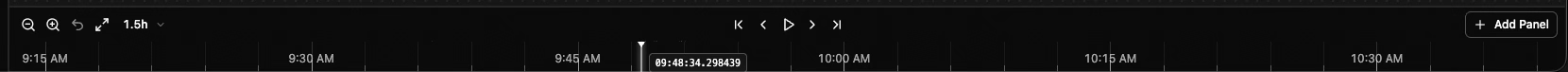 Timeline Collapsed Cursor View