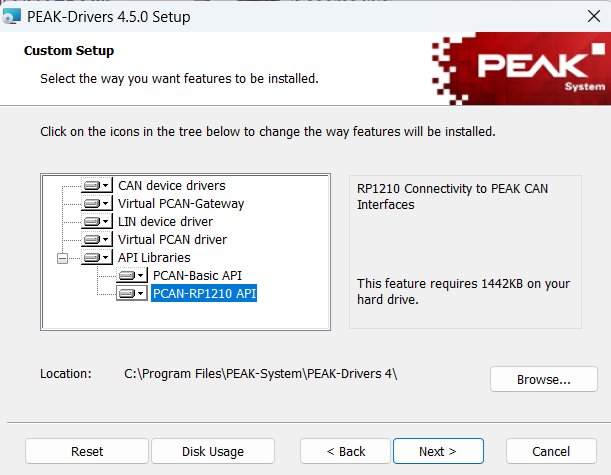PCAN Drivers